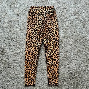 Cheetah print leggings, never worn. Size S from Vitality (Balance)